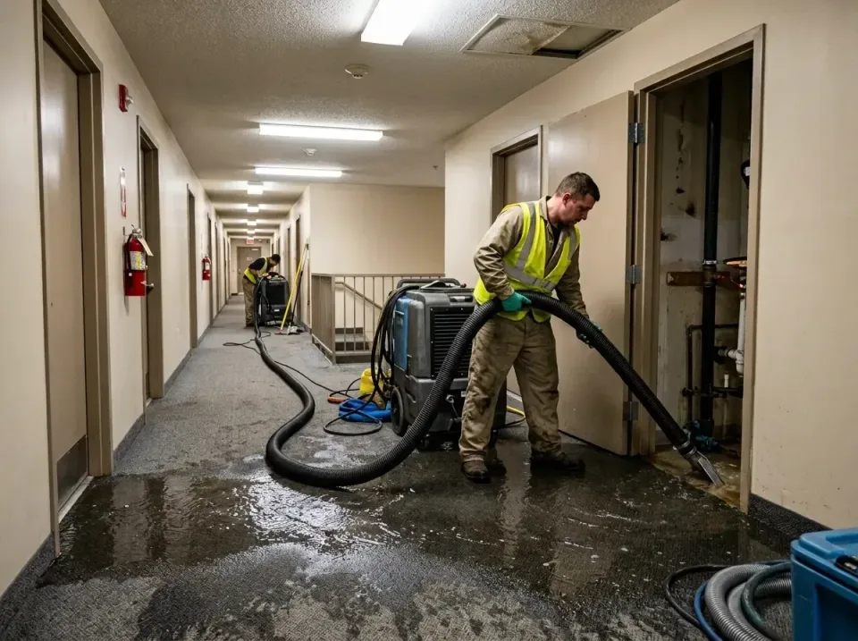 multi-unit-apartment-hallway-f-005 — frequently asked questions, Emergency Burst Pipe Water Extraction & Removal in Maple Va…